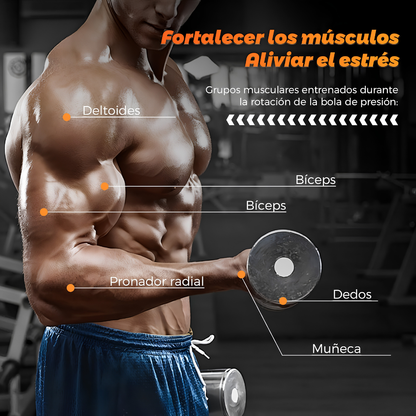 Bola Giroscópica Ejercitadora de Brazo al completo