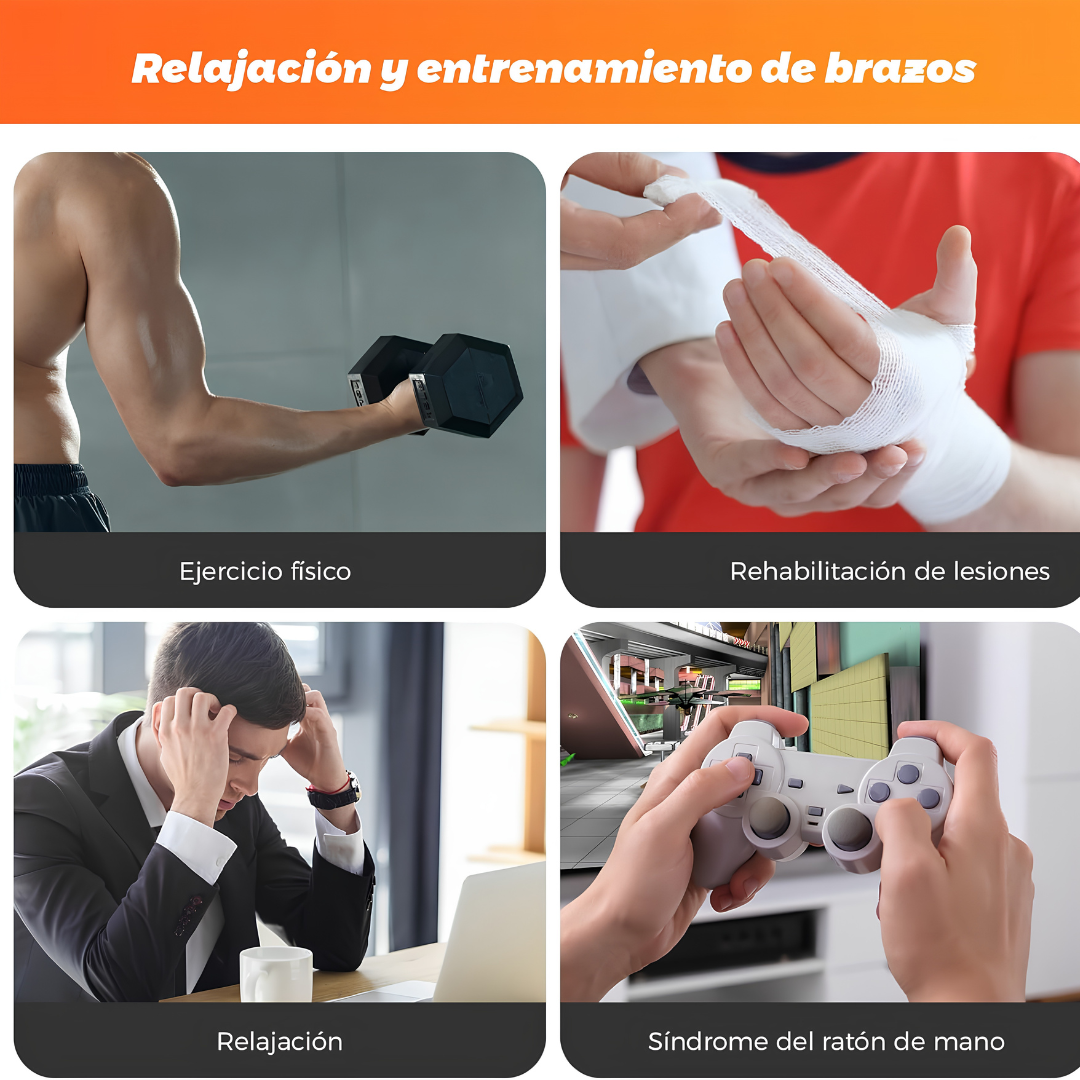 Bola Giroscópica Ejercitadora de Brazo al completo