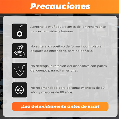 Bola Giroscópica Ejercitadora de Brazo al completo